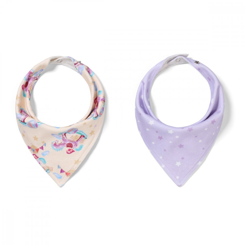 BABYONO Set 2 bavete tip bandana Baby Ono caluti
