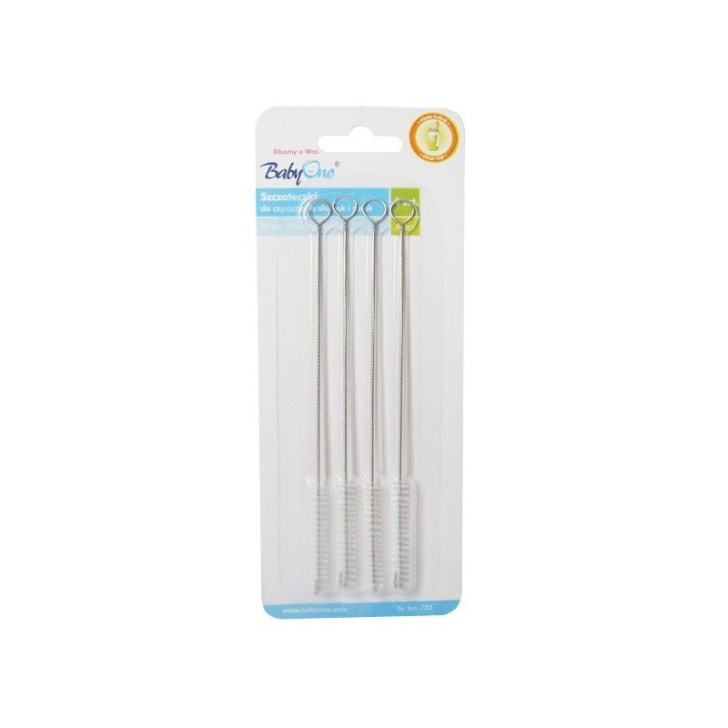BABYONO Set 4 perii Baby Ono pentru curatarea paielor
