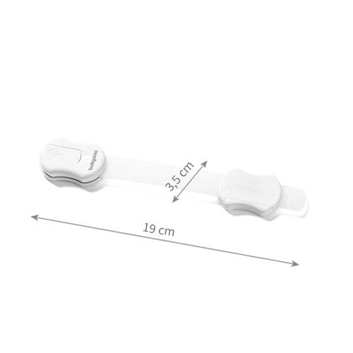 BABYONO Set 4 protectii universale albe pentru mobila