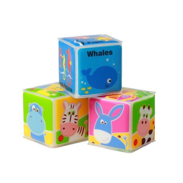 BABYONO Set mini cuburi educative pentru baie