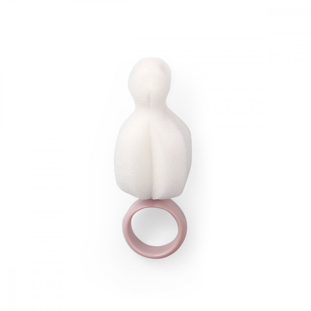 BABYONO Set perii pentru biberon si tetina roz deschis