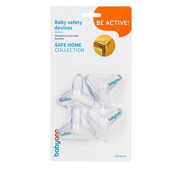 BABYONO Set protectii pentru colturi mobila triunghiulare Baby Ono