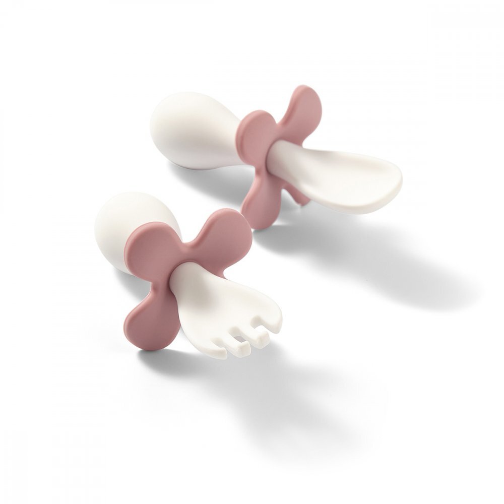 BABYONO Set tacamuri Baby Ono ergonomice roz