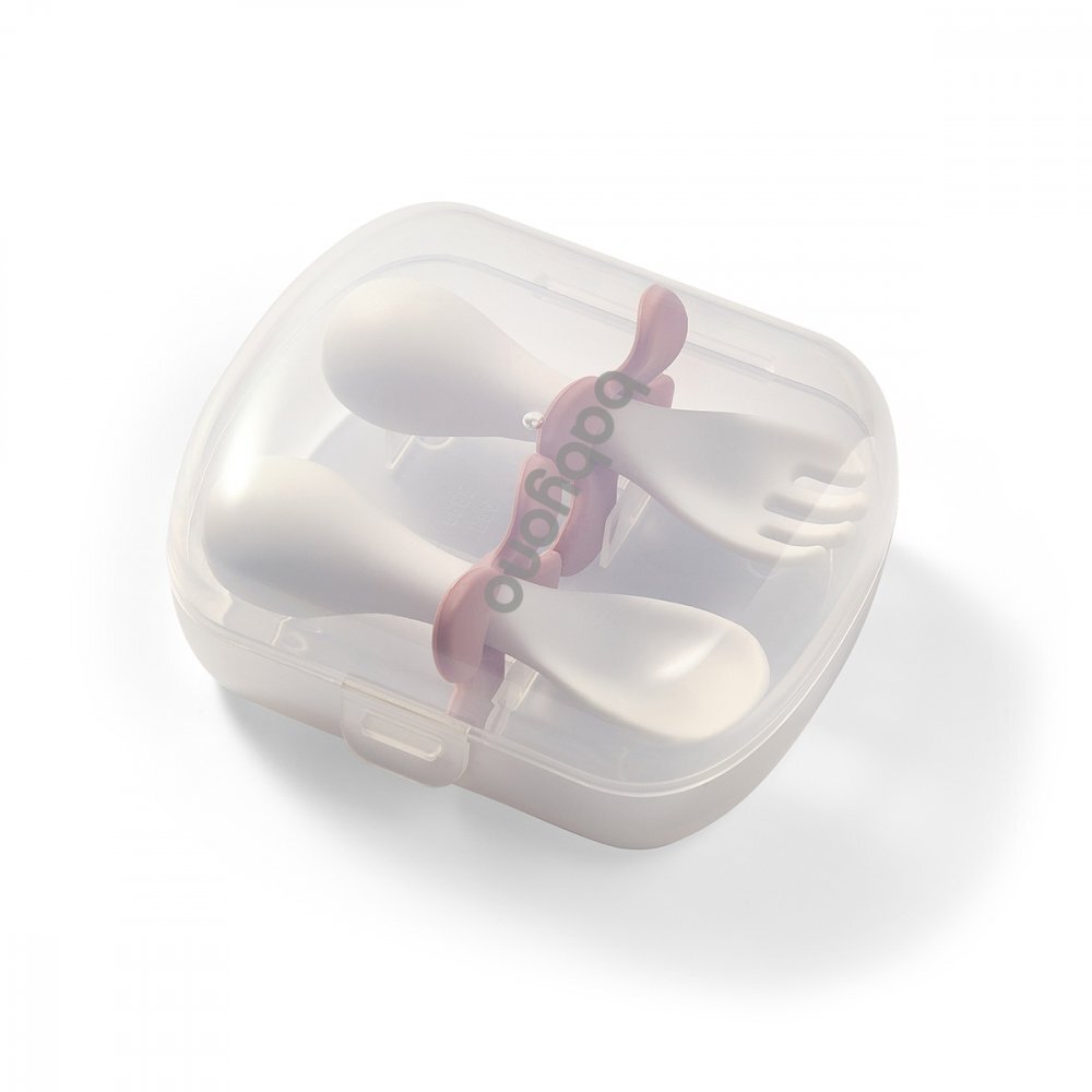 BABYONO Set tacamuri Baby Ono ergonomice roz