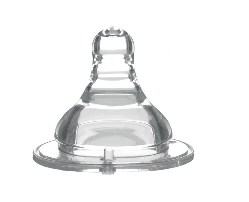 BABYONO Tetina anticolici pentru biberoane cu gatul larg 0 luni+ flux 1 Baby Ono 1204