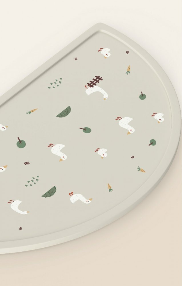 BabySteps Covoras pentru diversificare animals garden din silicon