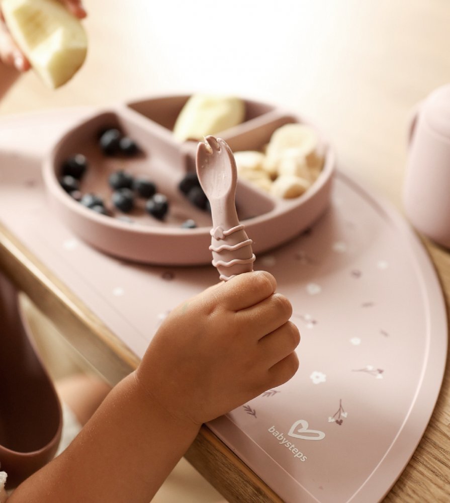 BabySteps Covoras pentru diversificare animals garden din silicon