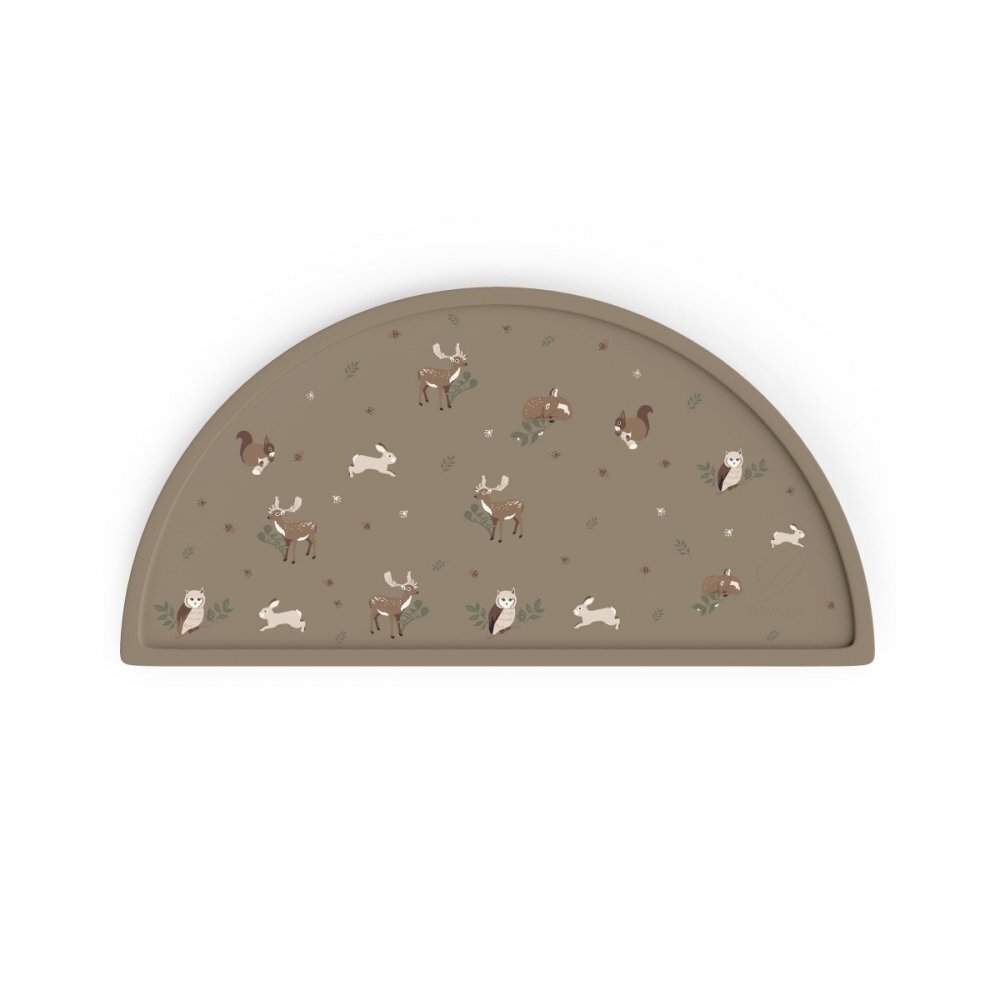 BabySteps Covoras pentru diversificare animals garden din silicon