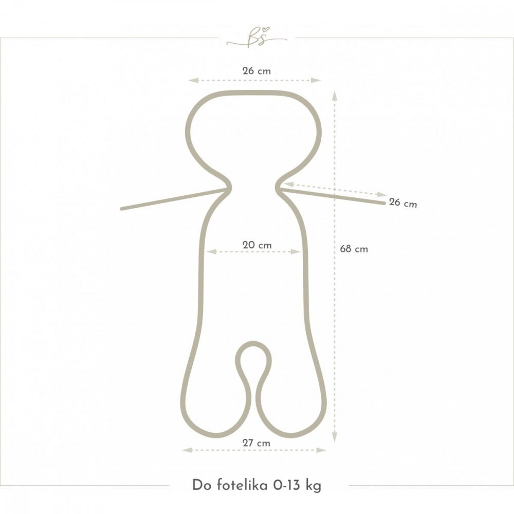 BabySteps Insertie antitranspiratie 3D pentru scaun auto 0-13 kg Lemon