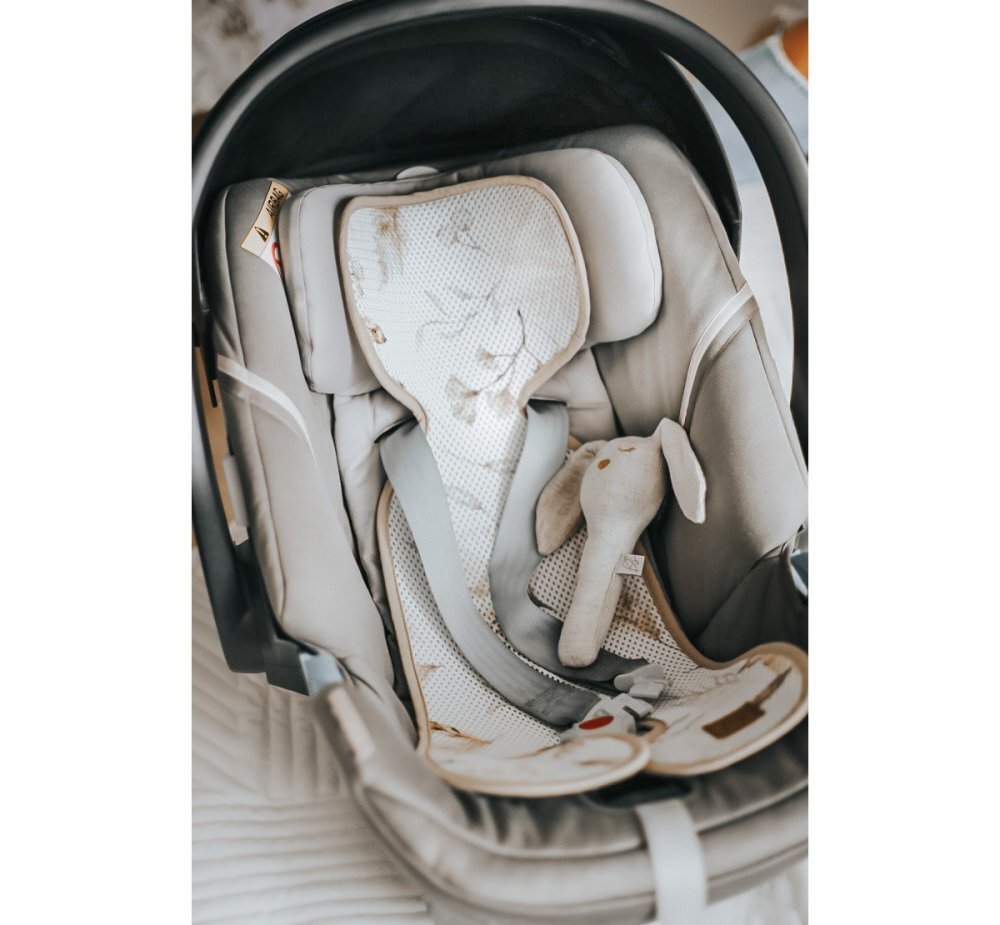 BabySteps Insertie antitranspiratie 3D pentru scaun auto 0-13 kg Lemon