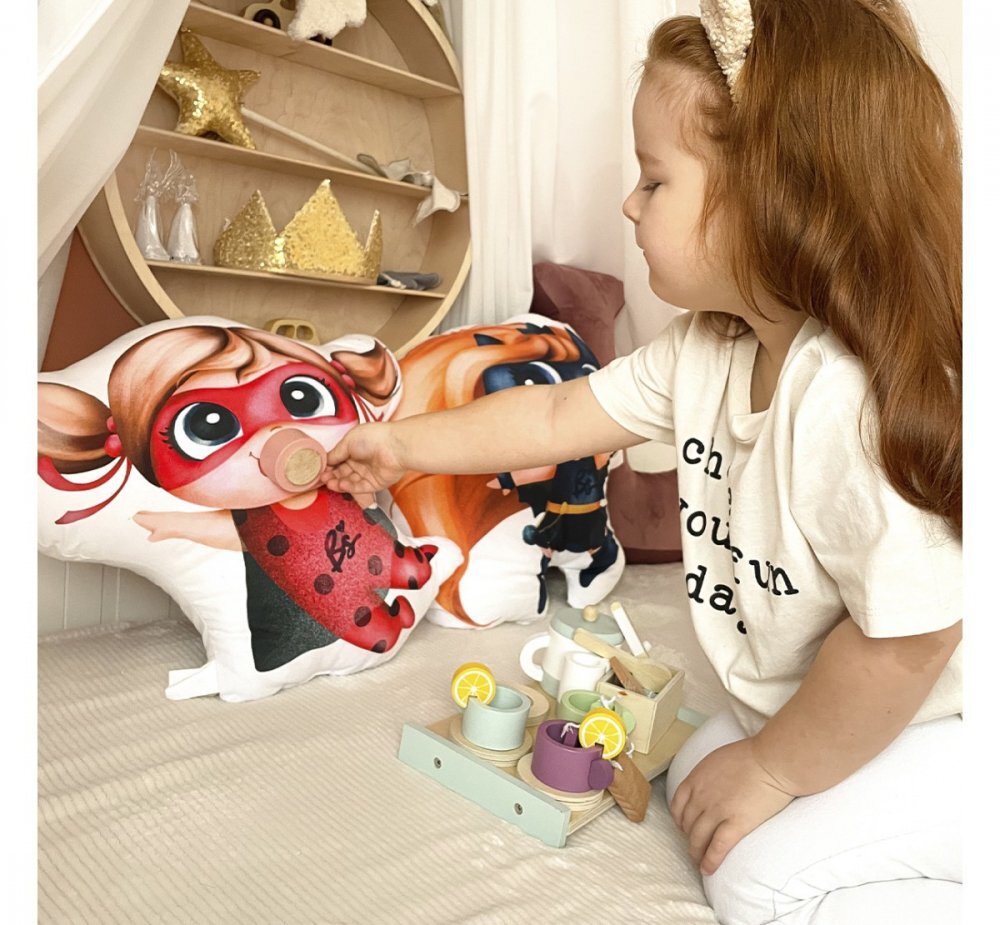 BabySteps Perna bebe Superhero Ladybug girl