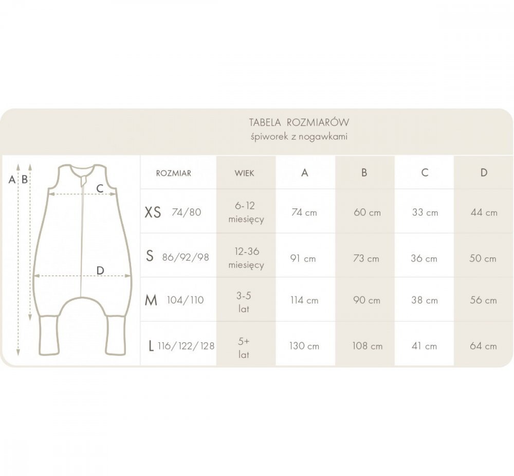 BabySteps Sac de dormit cu picioare bumbac 2.5 tog Dreams S 1-2 ani