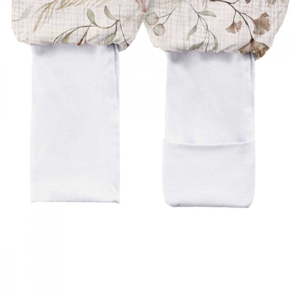 BabySteps Sac de dormit cu picioare din bumbac si muselina 0.5 Tog Light Boho XS 6-12 luni