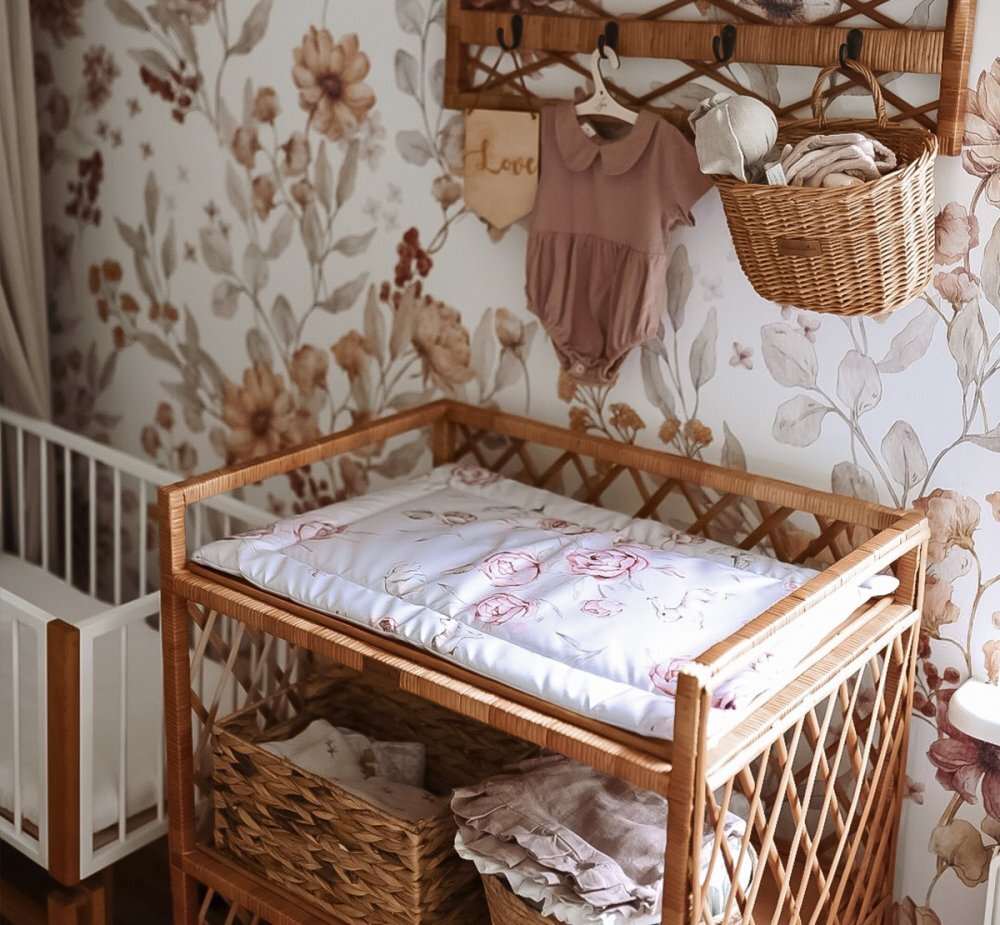 BabySteps Saltea pentru masa de infasat bebe impermeabila fata dubla Boho by