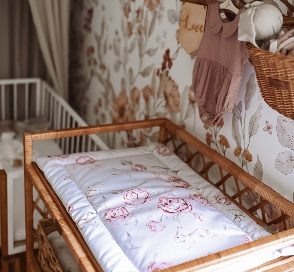 BabySteps Saltea pentru masa de infasat bebe impermeabila fata dubla Boho by