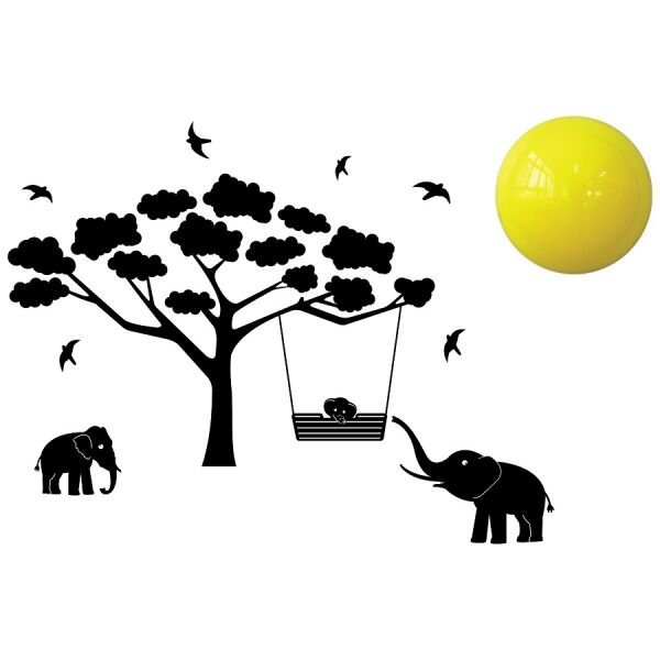BabyZoo Lampa si decoratiune pentru camera copilului Mumbo
