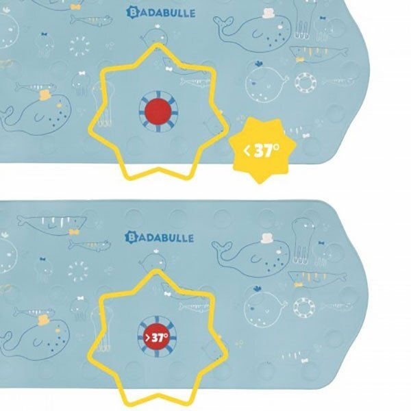BADABULLE Covor XXL antiderapant pentru cada cu senzor de temperatura