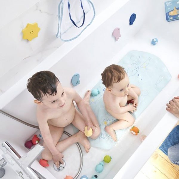 BADABULLE Covor XXL antiderapant pentru cada cu senzor de temperatura