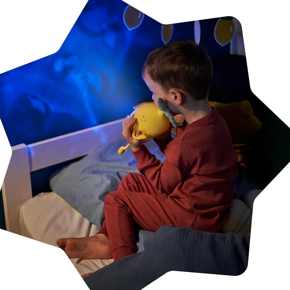BADABULLE Lampa de veghe Basile in forma de lamaie cu proiectii si sunete linistitoare