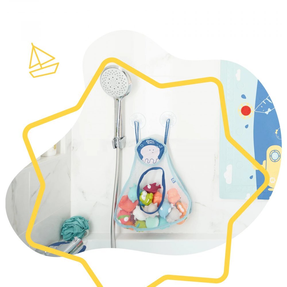 BADABULLE Plasa jucarii pentru baie Caracatita