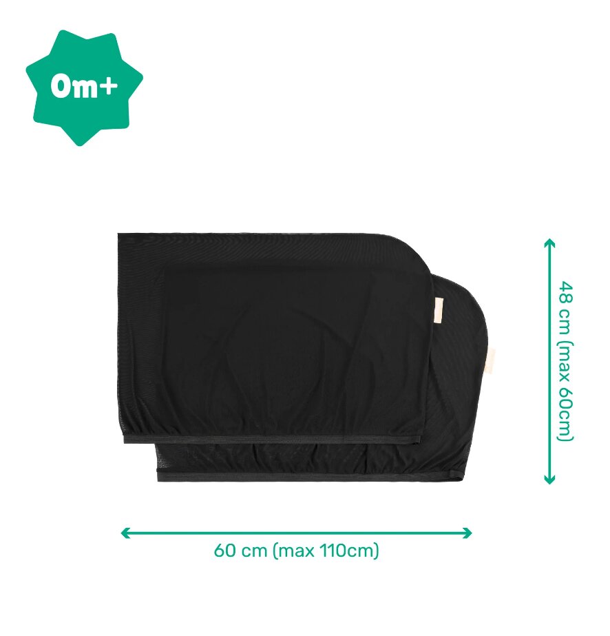 BADABULLE Set 2 parasolare pentru geam cu functie 2 in 1