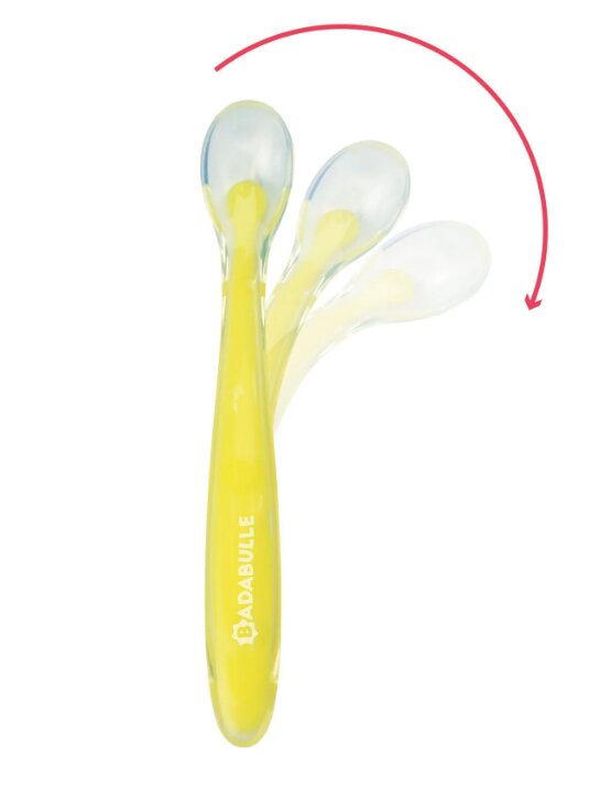 BADABULLE Set 6 lingurite colorate flexibile