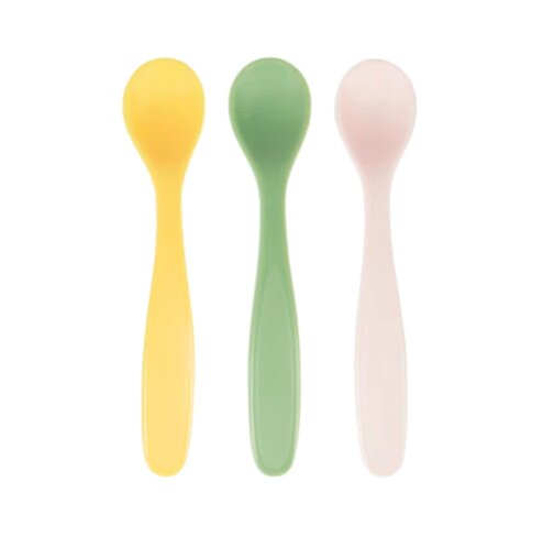 BADABULLE Set de 3 lingurite flexibile Pastel