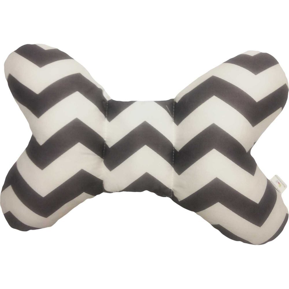 Bambinice Perna bebelusi Butterfly alb-gri zig zag