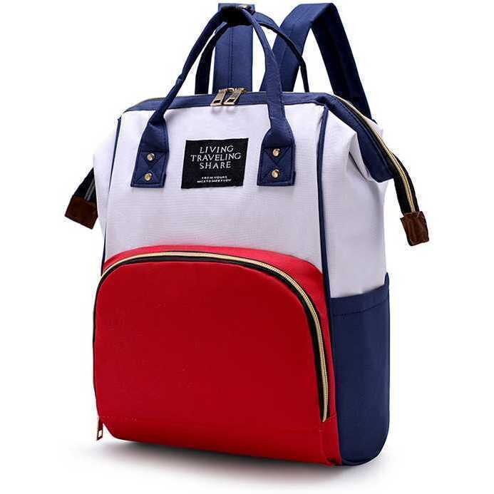 Bambinice Rucsac multifunctional mamici Colors Albastru rosu