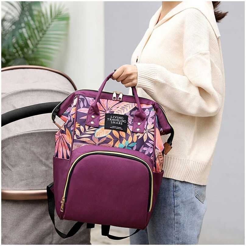 Bambinice Rucsac multifunctional mamici Leaves Mov