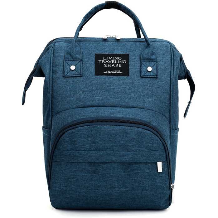 Bambinice Rucsac multifunctional mamici Melange Albastru