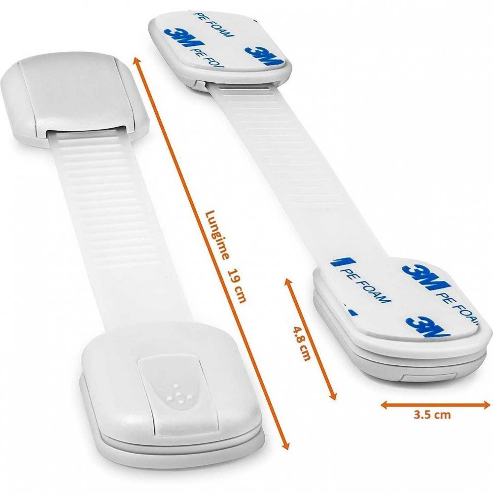 Bambinice Set 10 sisteme de siguranta multifunctionale reglabile 19 cm