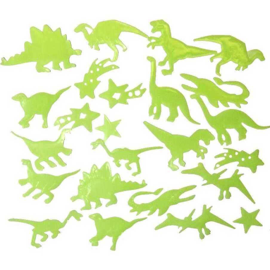 Bambinice Set 24 piese fosforescente Dinozauri t-rex
