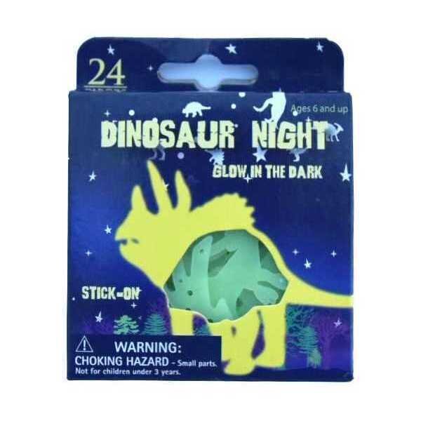 Bambinice Set 24 piese fosforescente Dinozauri triceraptos