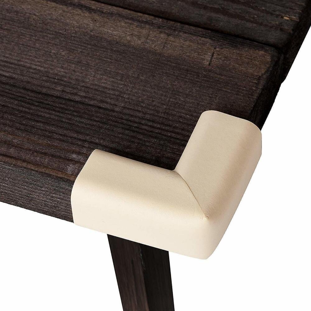 Bambinice Set rola protectie multifuntionala xxl de 6m si 8 aparatori moi pentru colturi bej