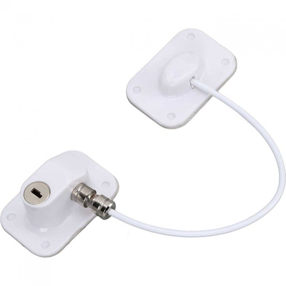 Bambinice Sistem siguranta pentru geam cu cheie 20 cm alb