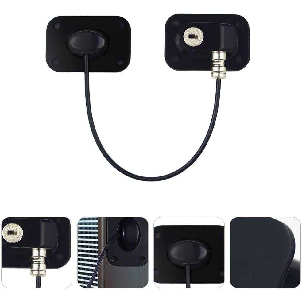 Bambinice Sistem siguranta pentru geam cu cheie 20 cm negru
