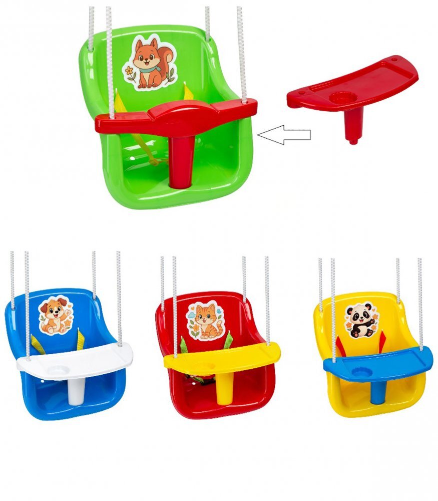 Bamsic Leagan 2 in 1 cu masuta pentru copii 36 x 32 x 40 cm