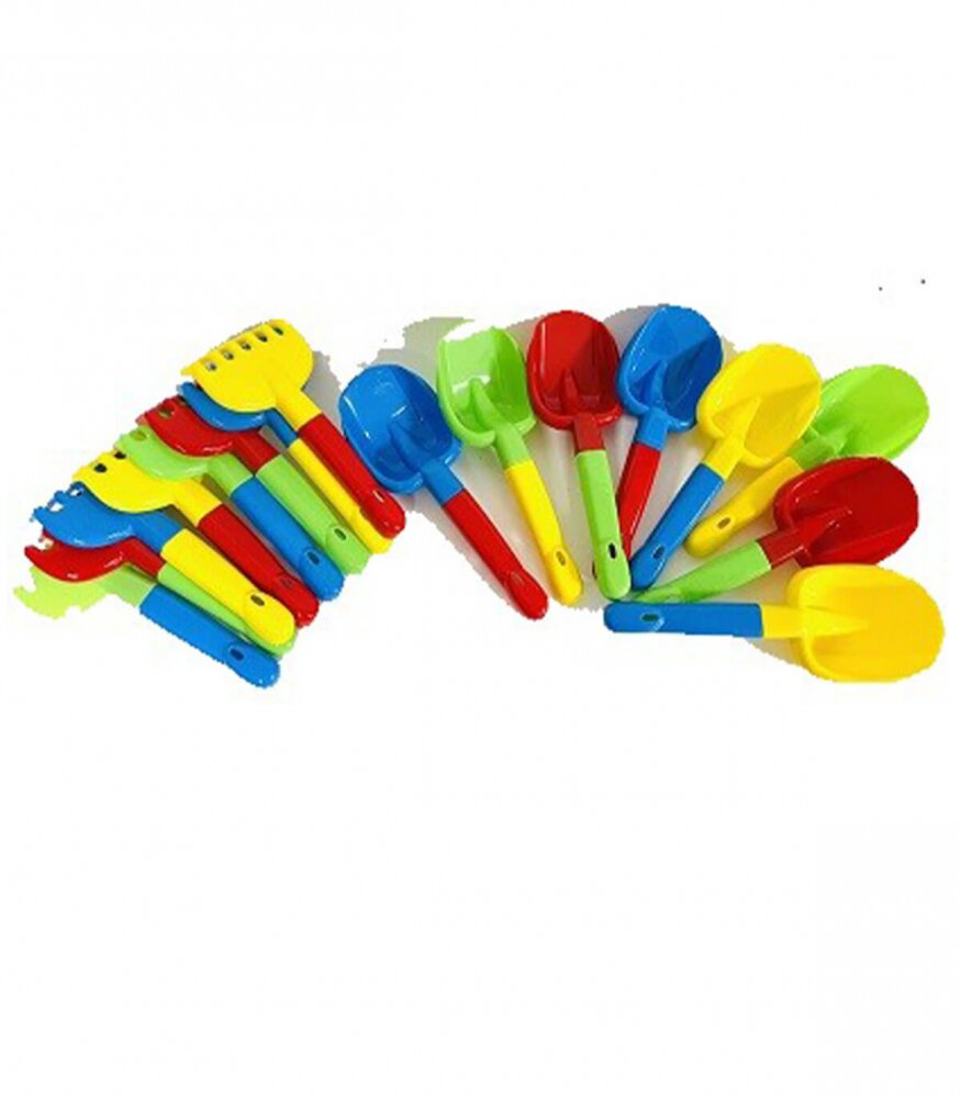 Bamsic Set cu lopatica si grebla pentru copii dimensiune 25 cm