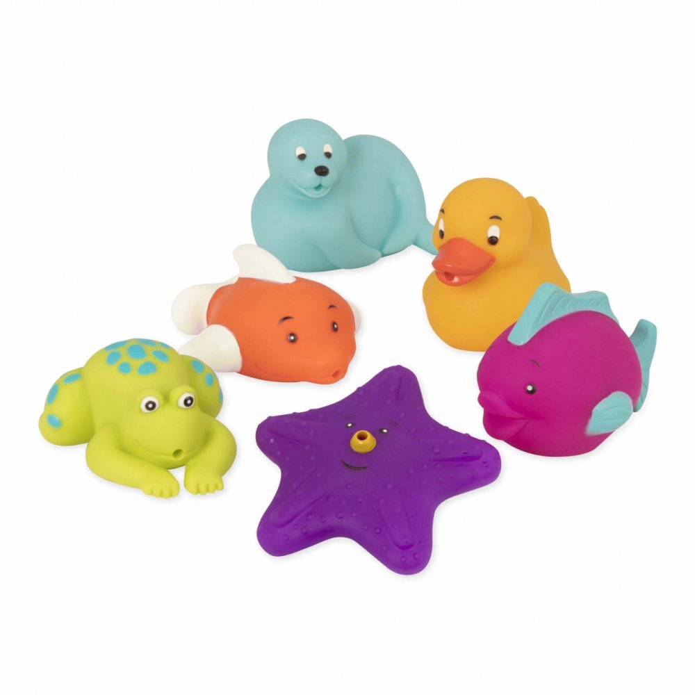 Battat Set 6 jucarii de baie prietenii tai