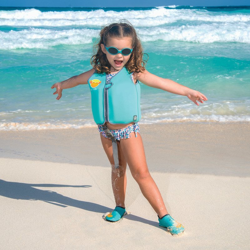 bblüv Vesta pentru inot Naj cu protectie solara SPF 50+ Neopren Small Aqua