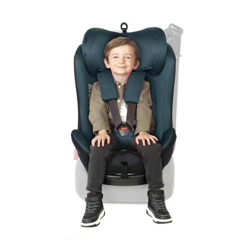 BE COOL Scaun auto Easy Be Petrol I-Size Rotire 360 grade 40-150 cm 0-36 kg Cu Isofix si Centura Top Tether