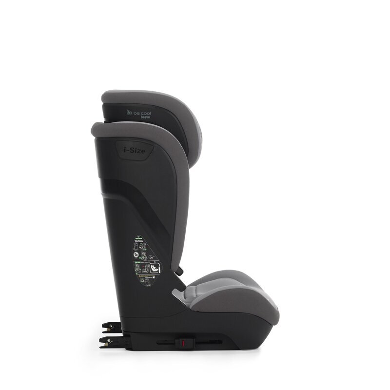 BE COOL Scaun auto pentru copii Bravo Be Smoke I-Size 100-150 cm 4-12 ani cu isofix inclinare anatomica conform cu standardul european de securitate ECE R129