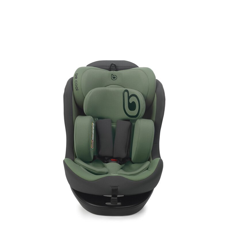 BE COOL Scaun auto pentru copii Easy Be Grass I-Size rotire 360 grade 40-150 cm 0-36 kg cu isofix si centura Top Tether conform cu standardul european de securitate ECE R129