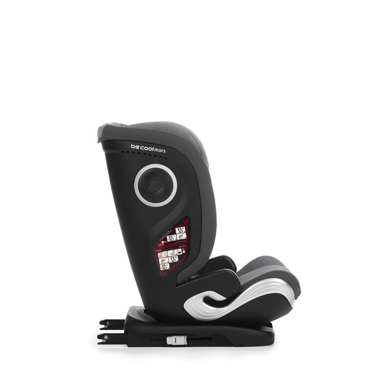 BE COOL Scaun auto pentru copii Mars Be Smoke I-Size 100-150 cm 4-12 ani cu isofix Protectie la impact lateral SPS tetiera reglabila conform cu standardul european de securitate ECE R129