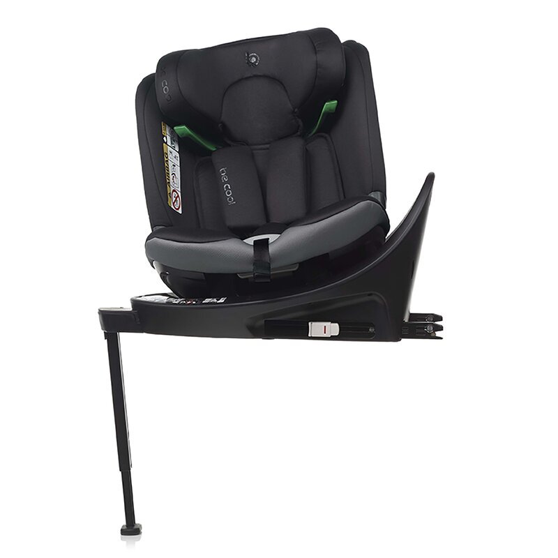 BE COOL Scaun auto Wagon I-Size rotire 360 grade 40-150 cm 0-36 kg cu isofix si picior stabilizator Carbon