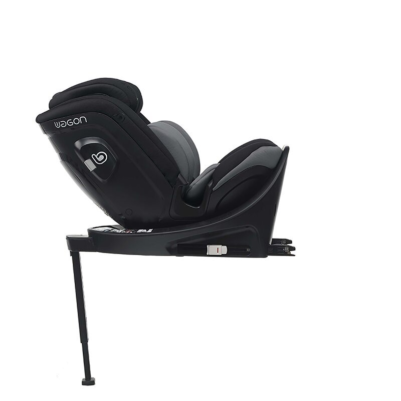 BE COOL Scaun auto Wagon I-Size rotire 360 grade 40-150 cm 0-36 kg cu isofix si picior stabilizator Carbon