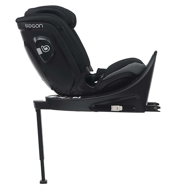 BE COOL Scaun auto Wagon I-Size rotire 360 grade 40-150 cm 0-36 kg cu isofix si picior stabilizator Carbon
