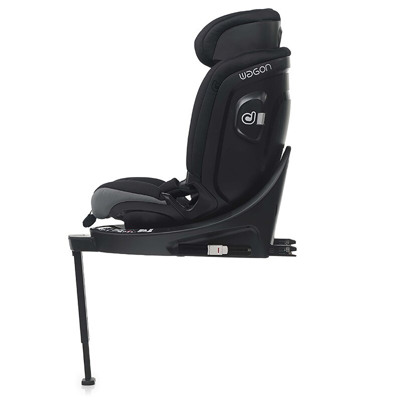 BE COOL Scaun auto Wagon I-Size rotire 360 grade 40-150 cm 0-36 kg cu isofix si picior stabilizator Carbon