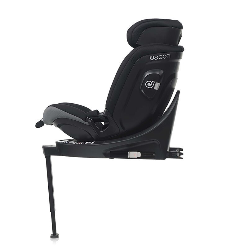 BE COOL Scaun auto Wagon I-Size rotire 360 grade 40-150 cm 0-36 kg cu isofix si picior stabilizator Carbon